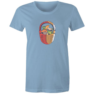 Women's Mushroom Basket T-shirt