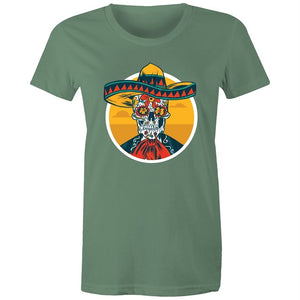 Women's Mexican Sugar Skull T-shirt