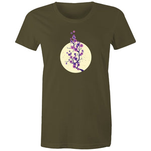 Women's Japanese Flower T-shirt