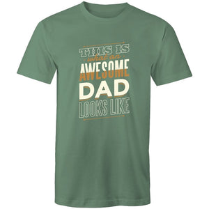 Men's This Is What An Awesome Dad Looks Like T-shirt