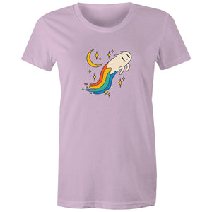 Women's Rainbow Cat T-shirt