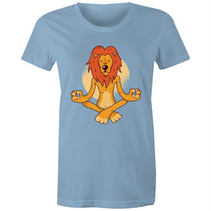 Women's Meditating Lion T-shirt