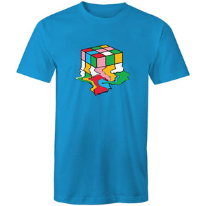 Men's Melting Rubiks Cube T-shirt