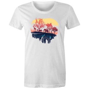 Women's Nature And City Contrast T-shirt