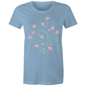 Women's Floral Plant T-shirt