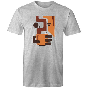 Men's Abstract Coffee T-shirt