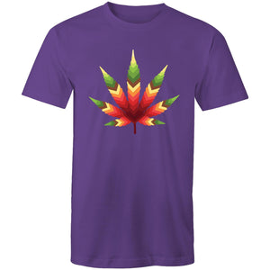 Men's Cannabis Leaf Art T-shirt