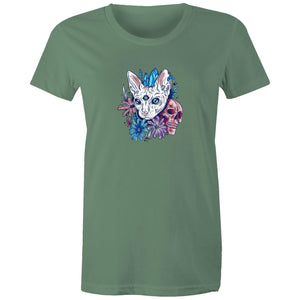 Women's Mystic Cat T-shirt
