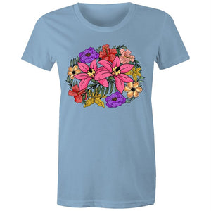 Women's Floral Flower T-shirt