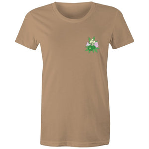 Women's Psychedelic Plant Pocket T-shirt