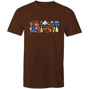 Men's Music Instrument Set T-shirt