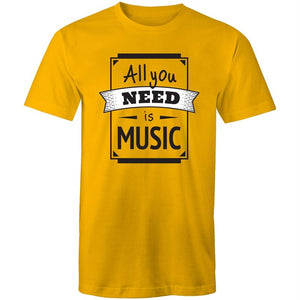 Men's All You Need Is Music T-shirt