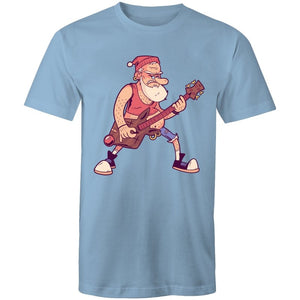 Men's Santa Christmas Rock T-shirt