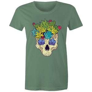 Women's Cactus Skull T-shirt