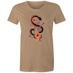 Women's Caduceus Hand Styled T-shirt