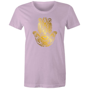 Women's Golden Hamsa Hand T-shirt