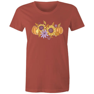 Women's Autumn Flower Bouquet T-shirt