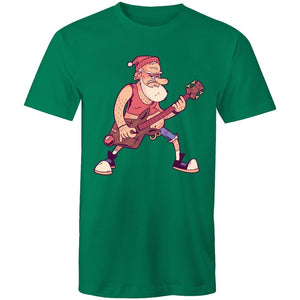 Men's Santa Christmas Rock T-shirt