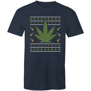 Men's Mary Jane Christmas Sweater Graphic T-shirt