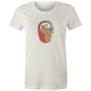 Women's Mushroom Basket T-shirt