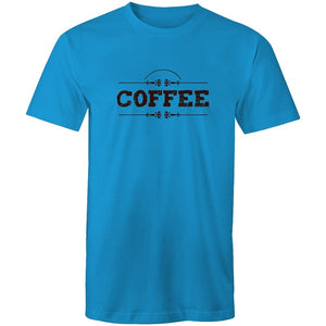 Men's Coffee Lettering T-shirt