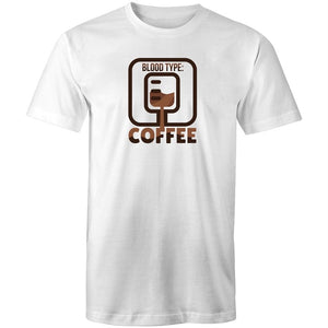 Men's Coffee Blood Type T-shirt