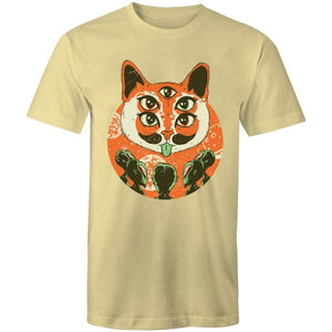 Men's Trippy Cat Alien T-shirt