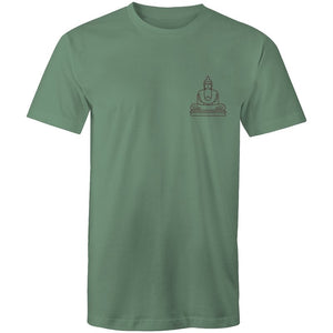 Men's Meditating Buddha Pocket T-shirt