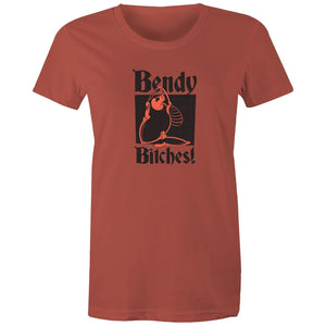 Women's Bendy Bitches Yoga T-shirt
