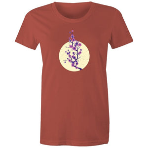 Women's Japanese Flower T-shirt