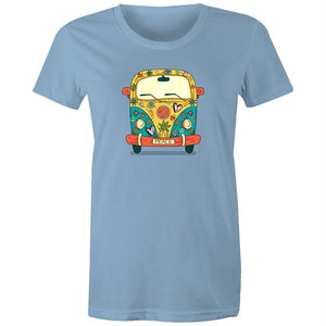 Women's Hippie Peace Van T-shirt