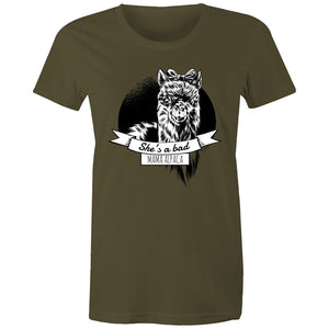 Women's She's A Bad Mama Alpaca T-shirt