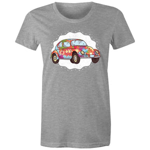 Women's Hippie Car T-shirt
