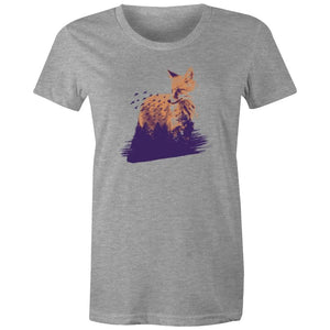 Women's Fox In Forest T-shirt