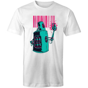 Men's Graffiti Barcode T-shirt