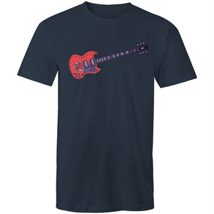 Men's Red Guitar T-shirt