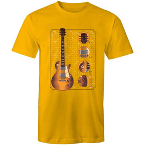 Men's Guitar Peices T-shirt