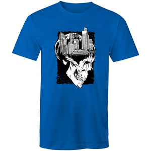 Men's City Skull Creative T-shirt