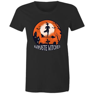 Women's Funny Namaste Witches T-shirt
