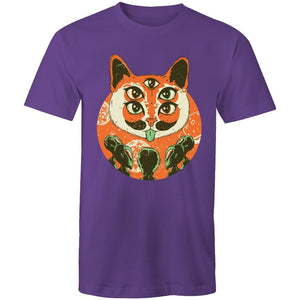 Men's Trippy Cat Alien T-shirt
