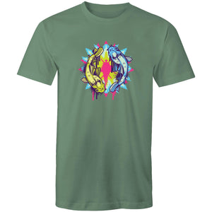 Men's Colourful Koi Fish T-shirt