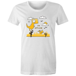 Women's Funny I'm Offline T-shirt