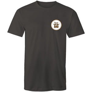 Men's Best Dad Badge T-shirt