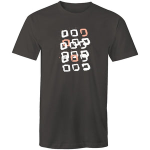 Men's Abstract Boxed T-shirt