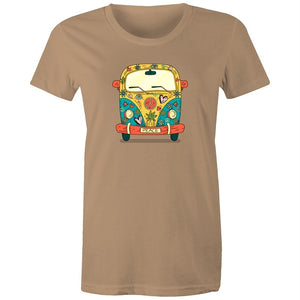 Women's Hippie Peace Van T-shirt