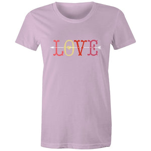 Women's Love With Cupid Arrow T-shirt