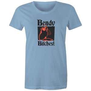 Women's Bendy Bitches Yoga T-shirt