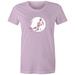 Women's Cherry Blossom Moon T-shirt