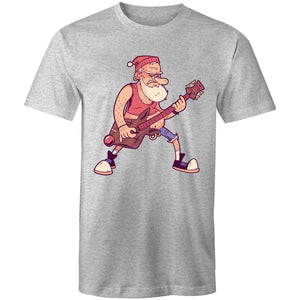 Men's Santa Christmas Rock T-shirt