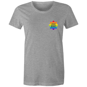 Women's Love Wins Pocket T-shirt